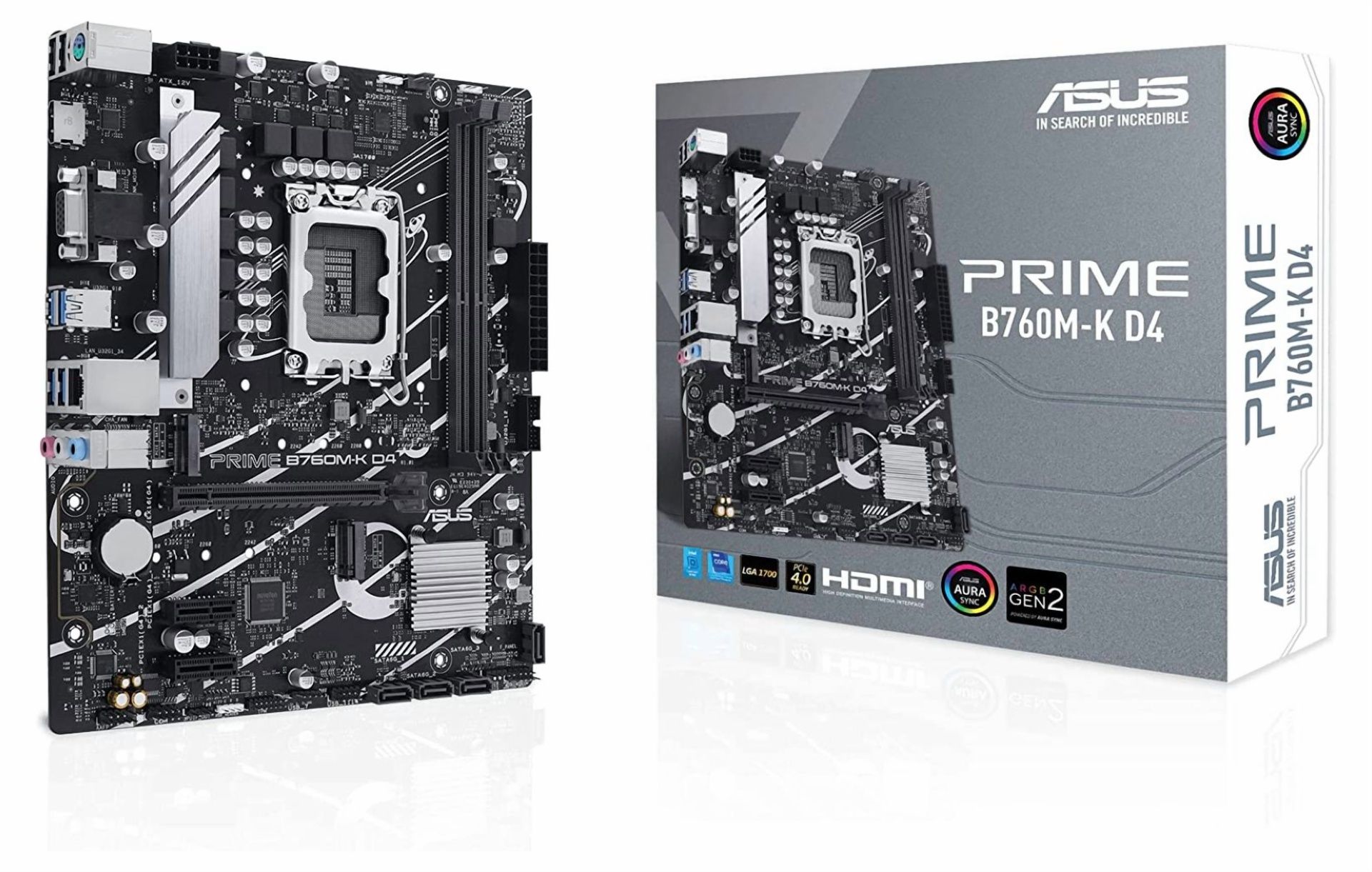 Материнська плата Asus Prime B760M-K D4 Socket 1700