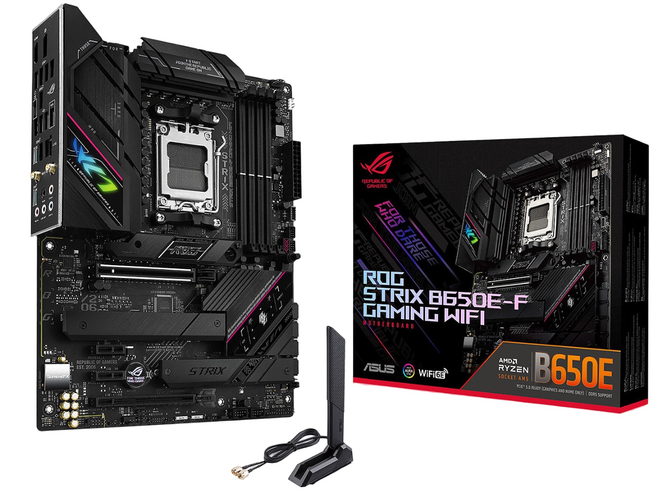 Материнська плата Asus ROG Strix B650E-F Gaming WiFi Socket AM5