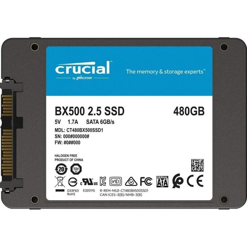 Накопитель SSD 240GB Crucial BX500 2.5 Накопитель SSD 240GB Crucial BX500 2.5
