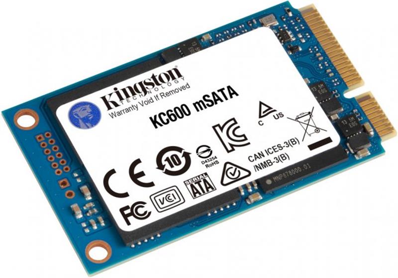 Накопичувач SSD 1ТB Kingston KC600 mSATA SATAIII 3D TLC (SKC600MS/1024G)