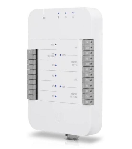 Котролер доступу Ubiquiti UniFi Access UA-Hub (4xGE PoE, PoE ++, DIN Rail)