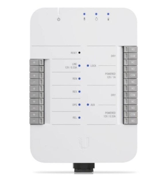 Котролер доступу Ubiquiti UniFi Access UA-Hub (4xGE PoE, PoE ++, DIN Rail)