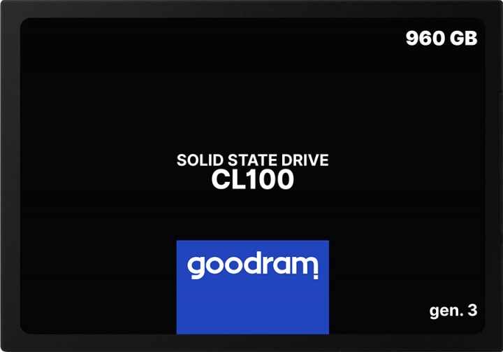 Накопичувач SSD  960GB Goodram CL100 GEN.3 2.5" SATAIII 3D TLC (SSDPR-CL100-960-G3)