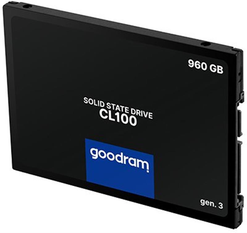 Накопичувач SSD  960GB Goodram CL100 GEN.3 2.5" SATAIII 3D TLC (SSDPR-CL100-960-G3)