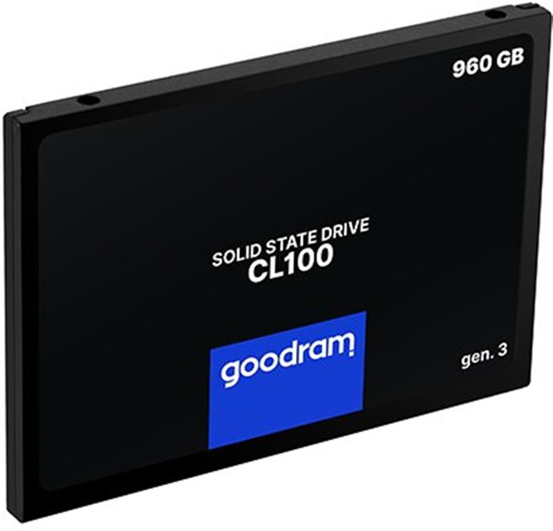 Накопичувач SSD  960GB Goodram CL100 GEN.3 2.5" SATAIII 3D TLC (SSDPR-CL100-960-G3)