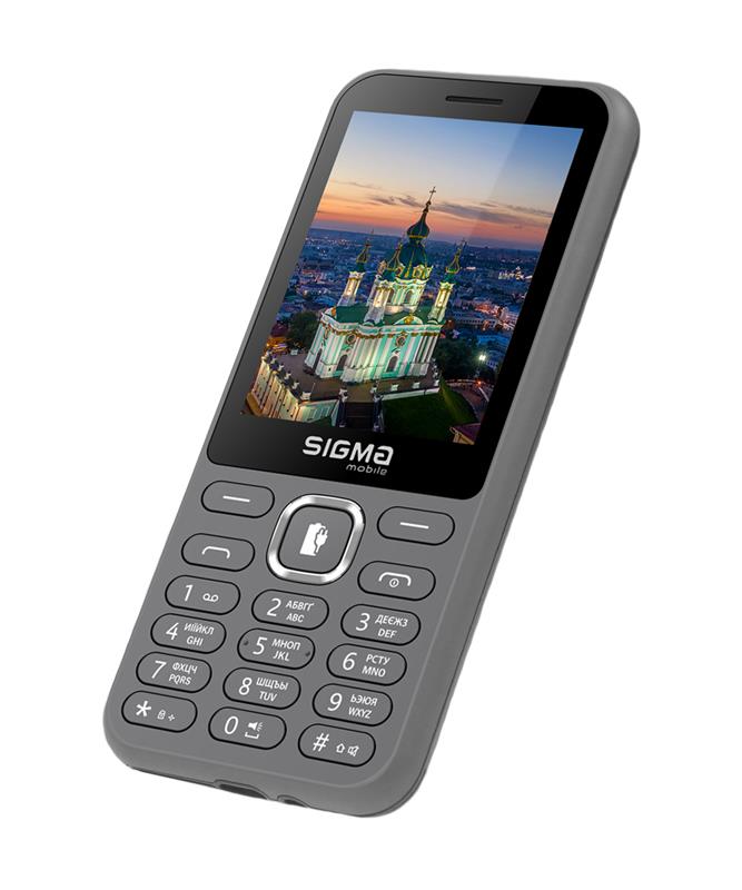 Мобiльний телефон Sigma mobile X-style 31 Power Type-C Dual Sim Grey