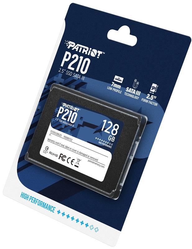 Накопичувач SSD  128GB Patriot P210 2.5" SATAIII TLC (P210S128G25)