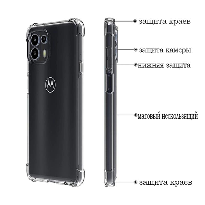 Чохол-накладка BeCover Anti-Shock для Motorola Moto Edge 20 Lite Clear (707342)