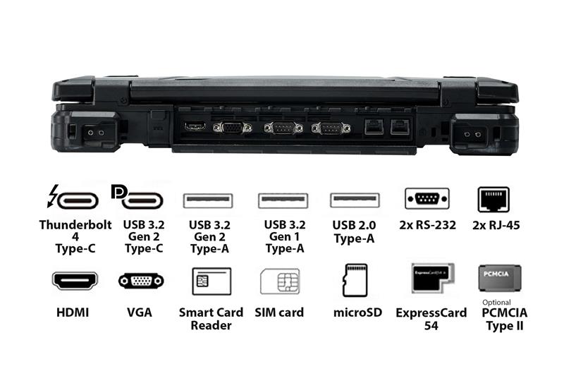 Ноутбук Durabook Z14 Basic (Z4E2Q3DE3BXX) Black