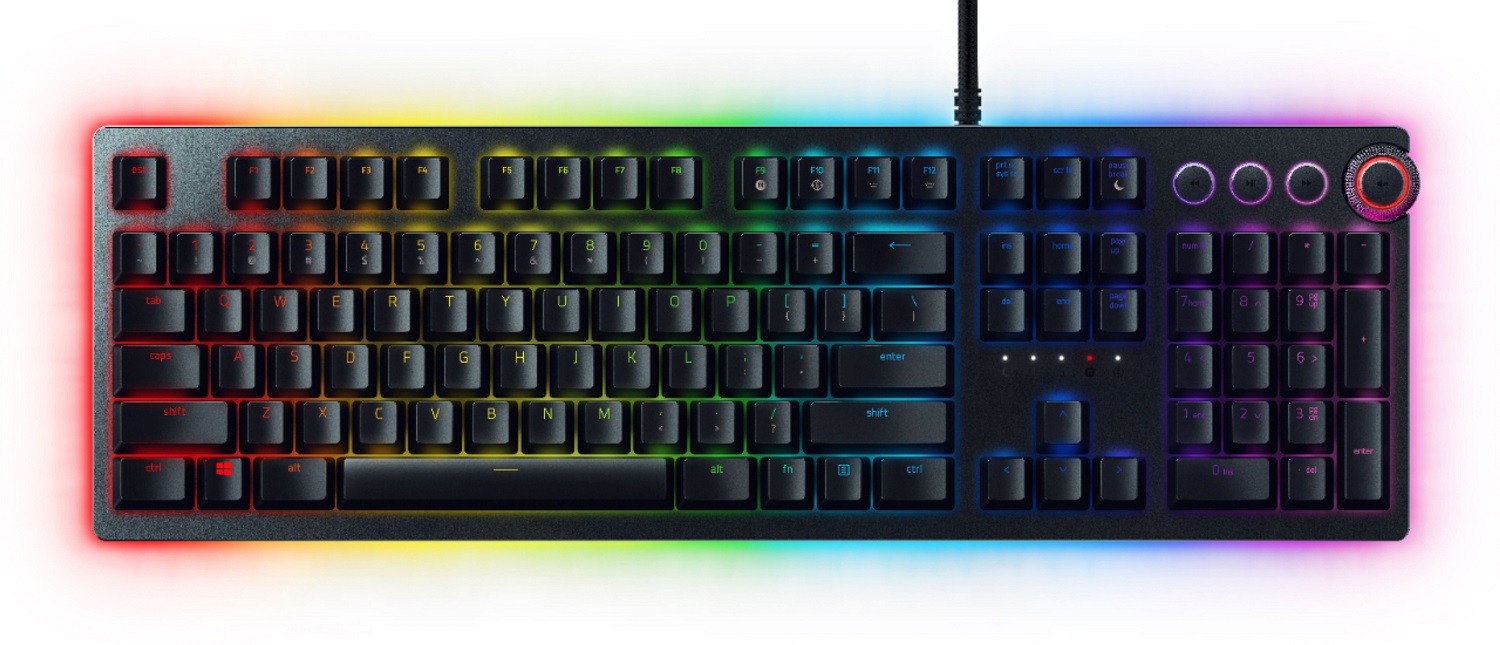 Клавіатура Razer Huntsman Elite Clicky Optical switch Black (RZ03-01870700-R3R1)