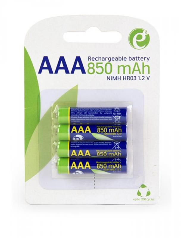 Акумулятор EnerGenie AAA/HR03 Ni-MH 850 mAh BL 4шт