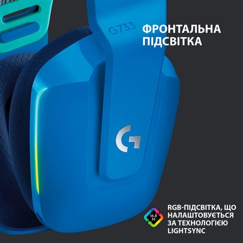 Гарнітура Logitech G733 Blue (981-000943)