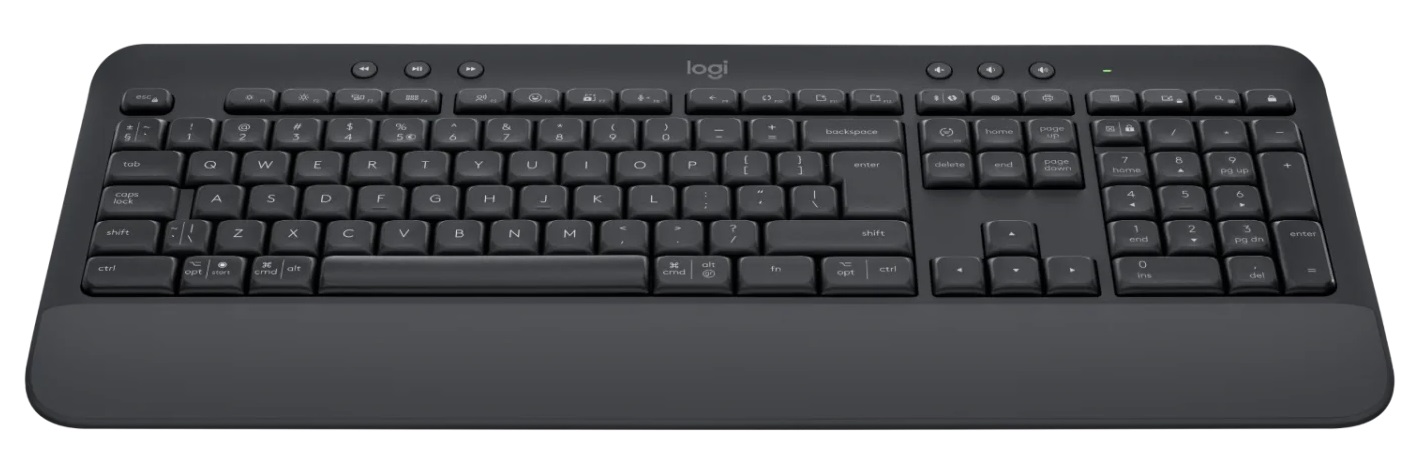 Клавiатура бездротова Logitech Signature K650 US Graphite USB (920-010945)