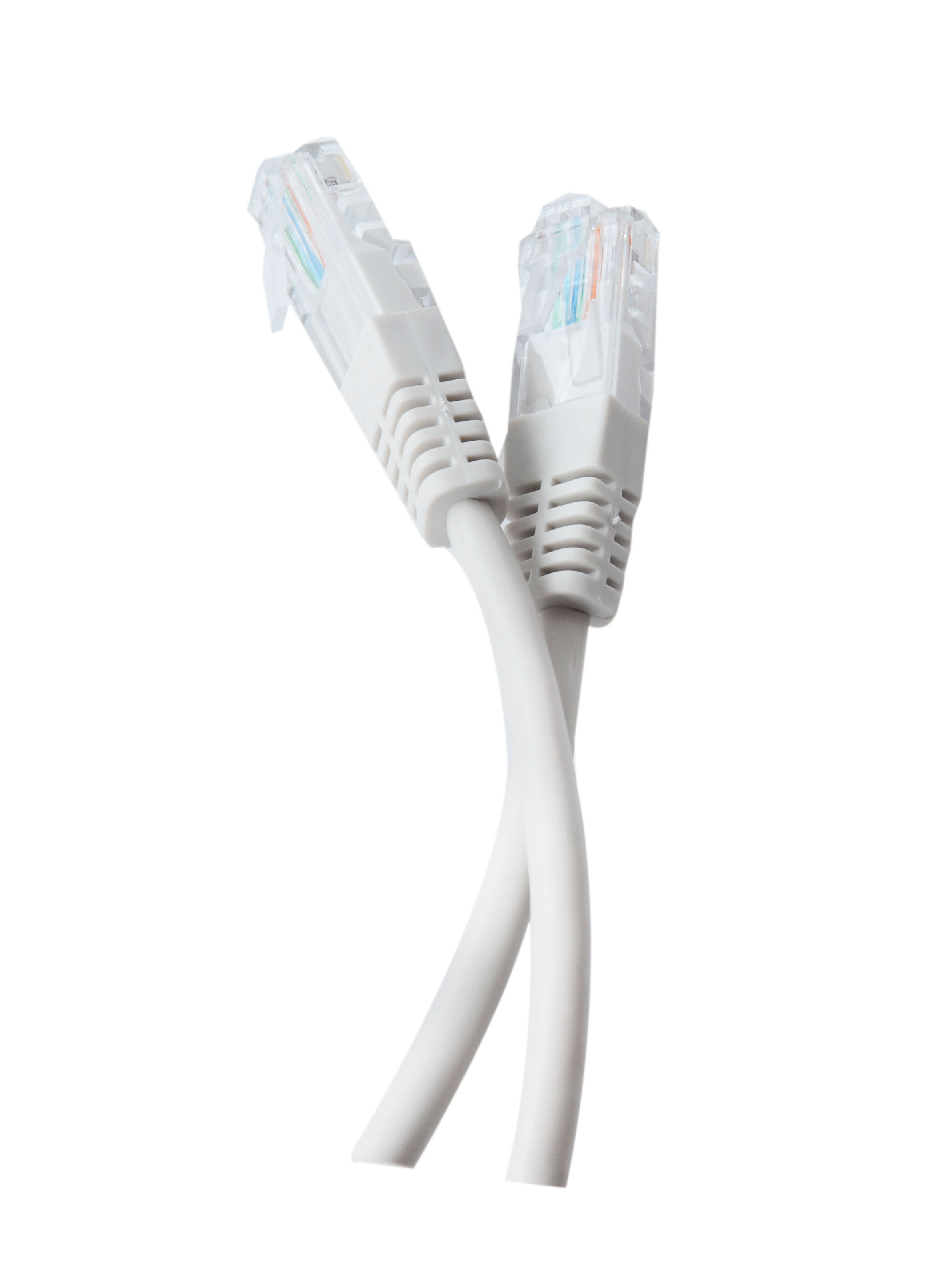 Патч-корд литий Tecro UTP-RJ45-0100, RJ45, Cat.5e, 1m, сірий