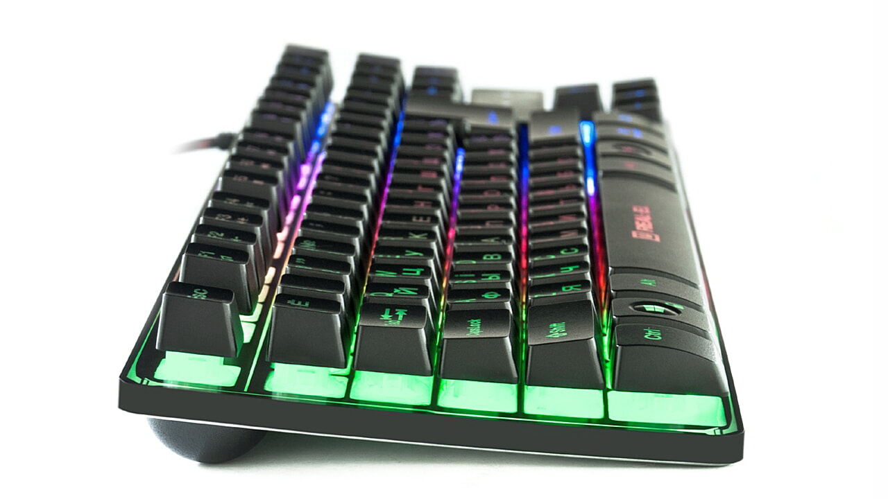 Клавіатура REAL-EL Gaming 8710 TKL Backlit Ukr Black