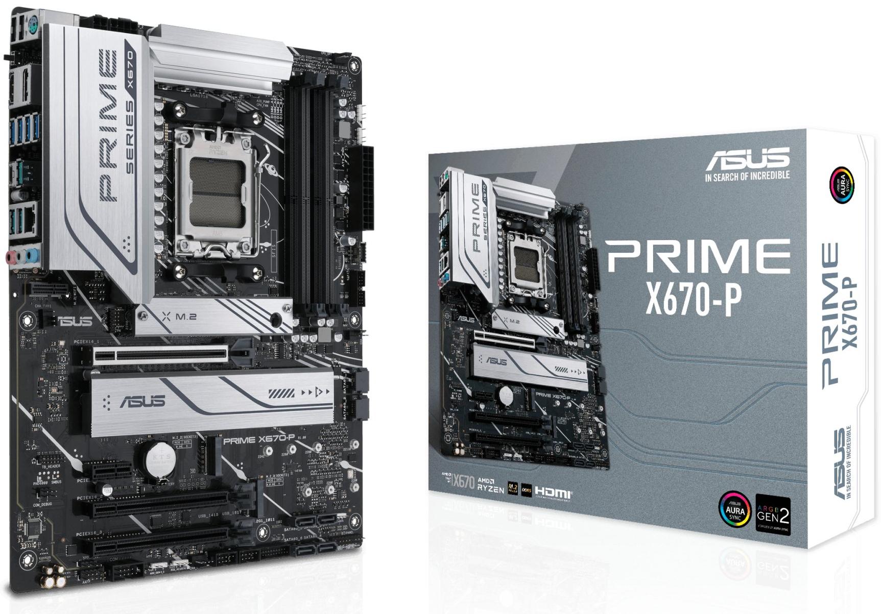 Материнська плата Asus Prime X670-P Socket AM5