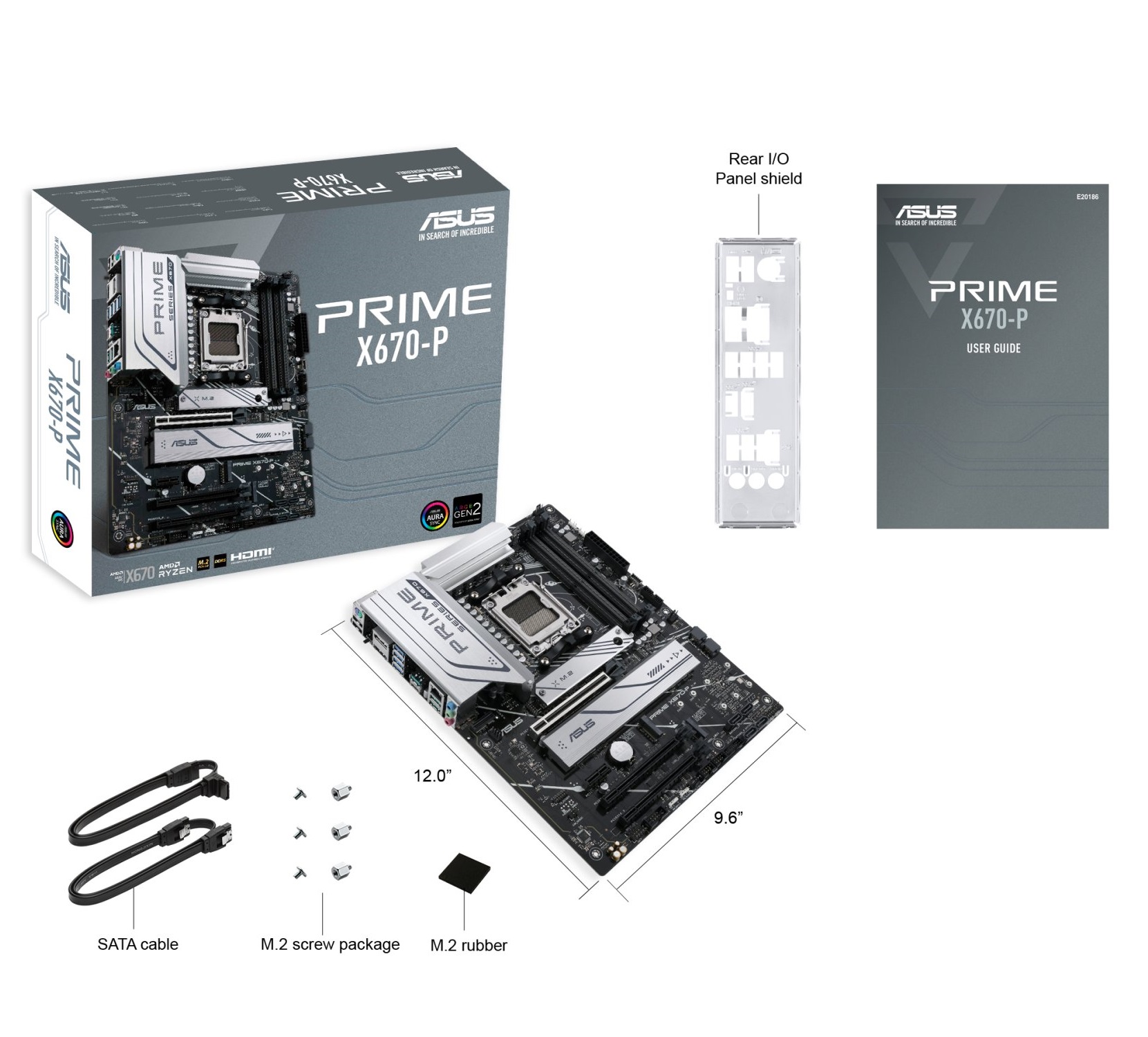 Материнська плата Asus Prime X670-P Socket AM5