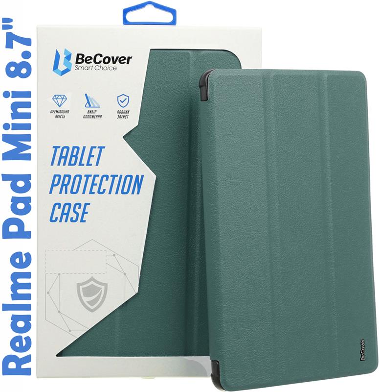 Чохол-книжка BeCover Smart для Realme Pad Mini 8.7" Dark Green (708259)