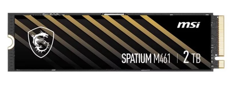 Накопичувач SSD 2TB MSI Spatium M461 M.2 2280 PCIe 4.0 x4 NVMe 3D NAND TLC (S78-440Q550-P83)