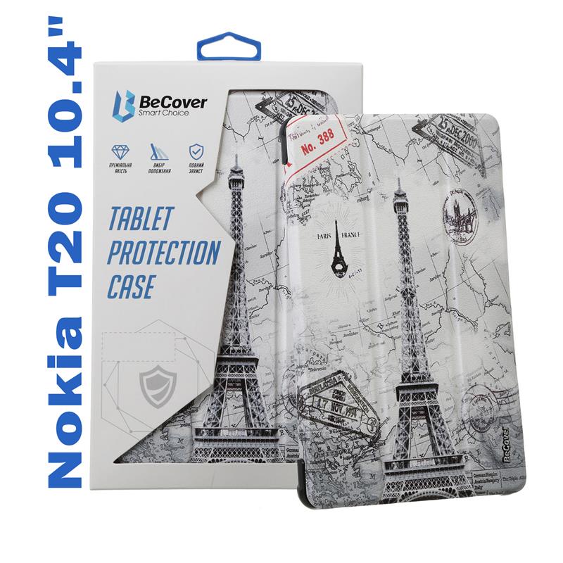 Чохол-книжка BeCover Smart для Nokia T20 10.4" Paris (708059)