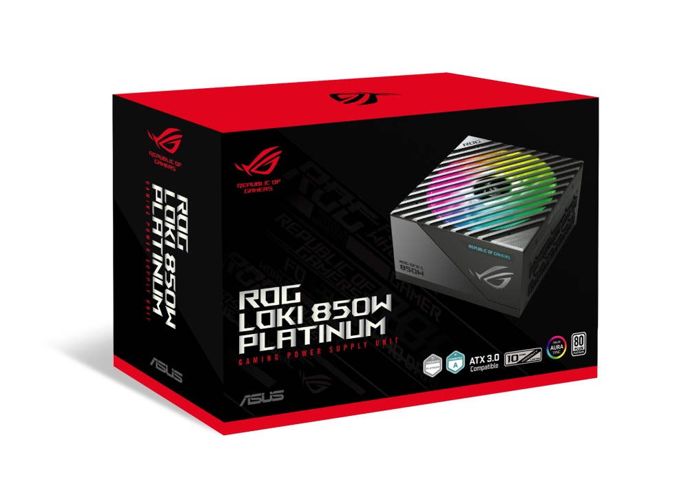 Блок живлення Asus ROG-LOKI-850P-SFX-L-GAMING PCIE5 850W Platinum (90YE00N3-B0NA00)