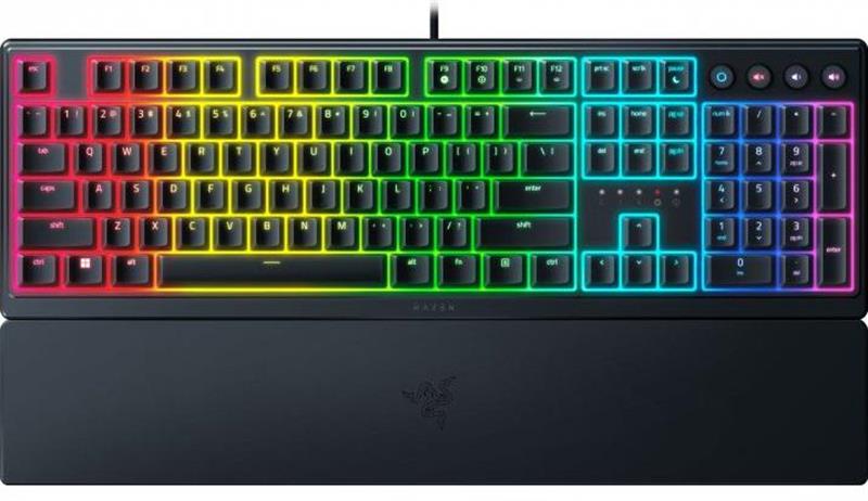 Клавiатура Razer Ornata V3 UKR Black (RZ03-04462100-R371)