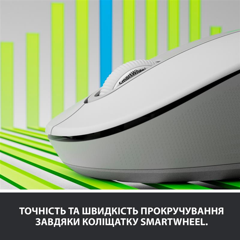 Миша бездротова Logitech Signature M650 L Left Off-White (910-006240)