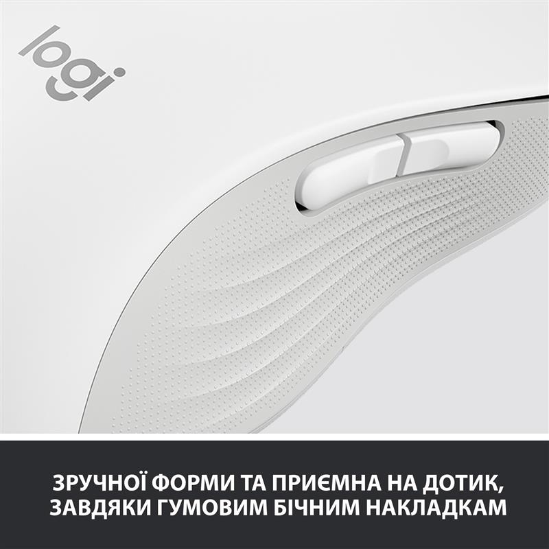 Миша бездротова Logitech Signature M650 L Left Off-White (910-006240)