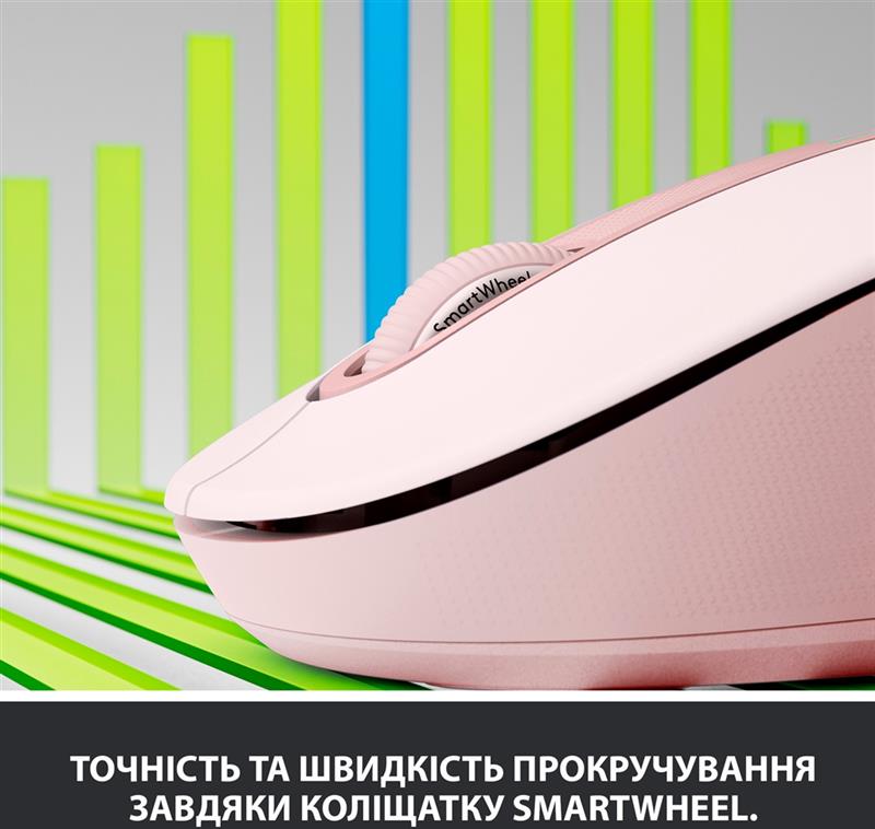 Миша бездротова Logitech Signature M650 Rose (910-006254)