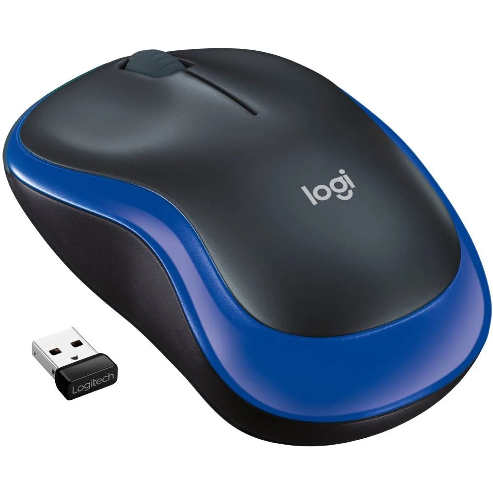 Миша бездротова Logitech M185 Blue (910-002239)