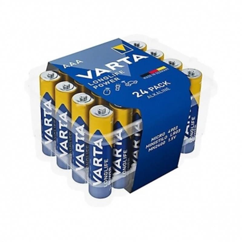 Батарейка Varta Longlife Power AAA / LR03 BL 24шт (1366070)