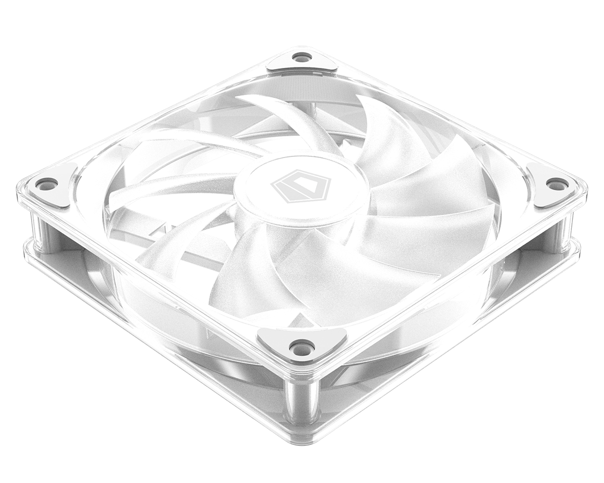 Вентилятор ID-Cooling Crystal 120 White