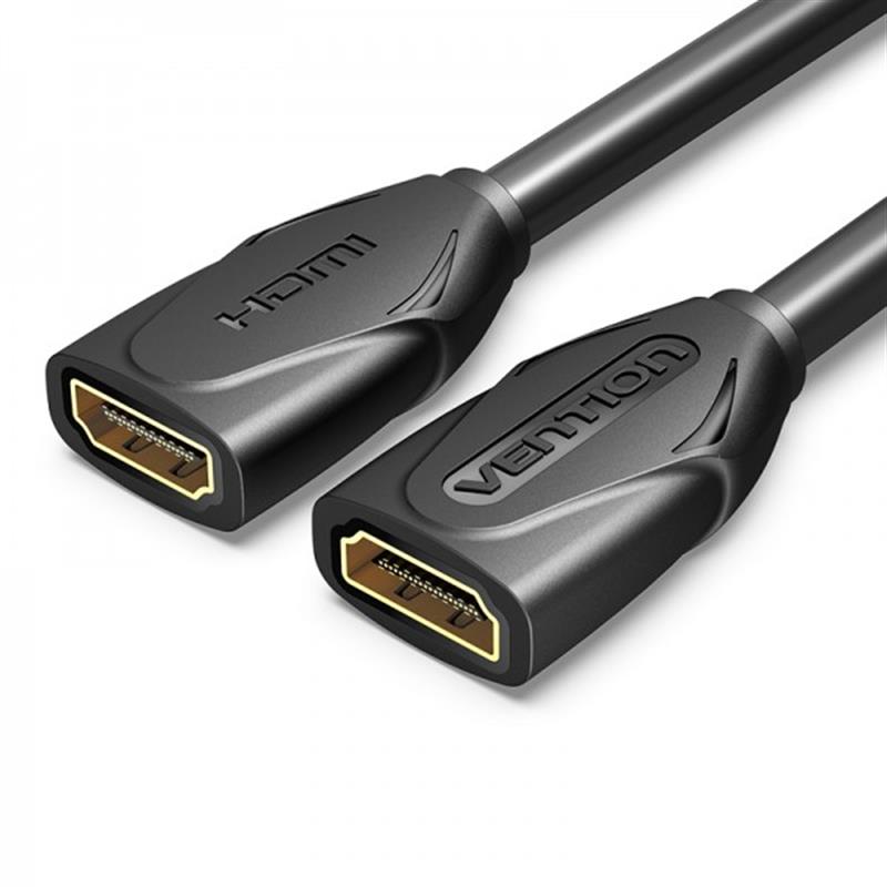 Кабель Vention HDMI - HDMI V 2.0 (F/F), 0.5 м, Black (AAXBD)