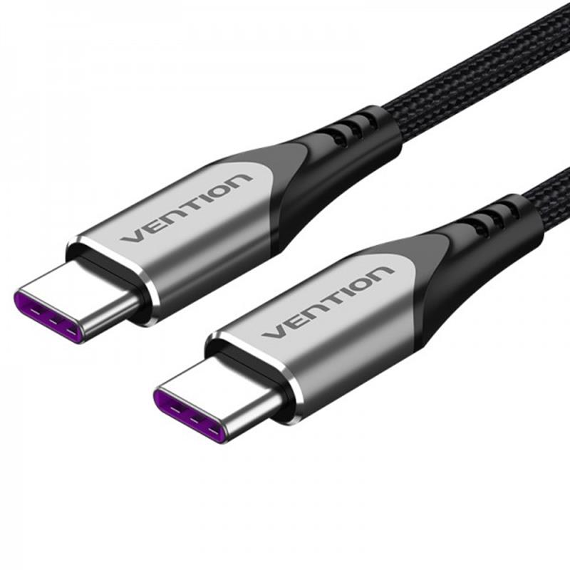 Кабель Vention USB Type-C - USB Type-C (M/M), 1.5 м, Grey (TAEHG)