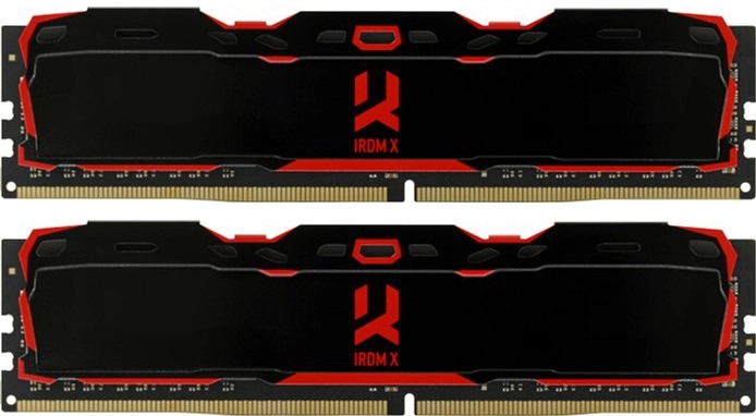 Модуль пам`яті DDR4 2x8GB/3200 Goodram Iridium X Black (IR-X3200D464L16SA/16GDC)