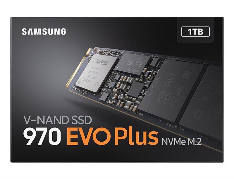 Накопичувач SSD  1ТB Samsung 970 EVO Plus M.2 PCIe 3.0 x4 V-NAND MLC (MZ-V7S1T0BW)