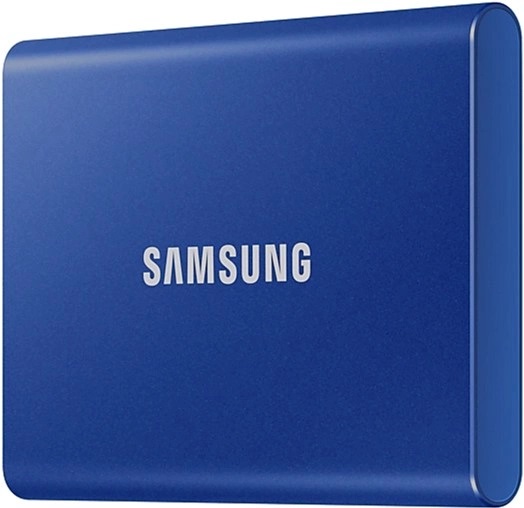 Накопичувач зовнішній SSD 2.5" USB 1.0TB Samsung T7 Indigo Blue (MU-PC1T0H/WW)