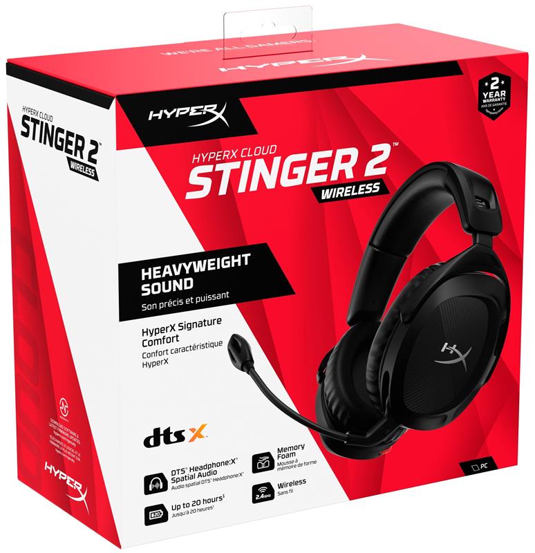 Гарнітура HyperX Cloud Stinger 2 USB/WL Black (676A2AA)