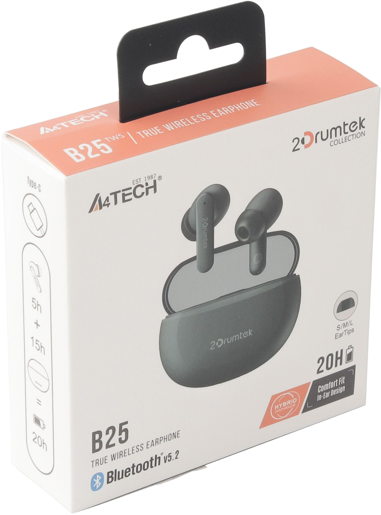 Bluetooth-гарнітура A4Tech B25 Ash Grey