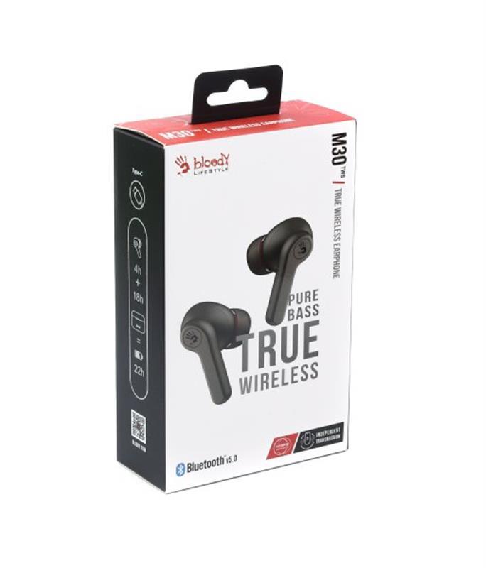 Bluetooth-гарнітура A4Tech Bloody M30 Black+Red