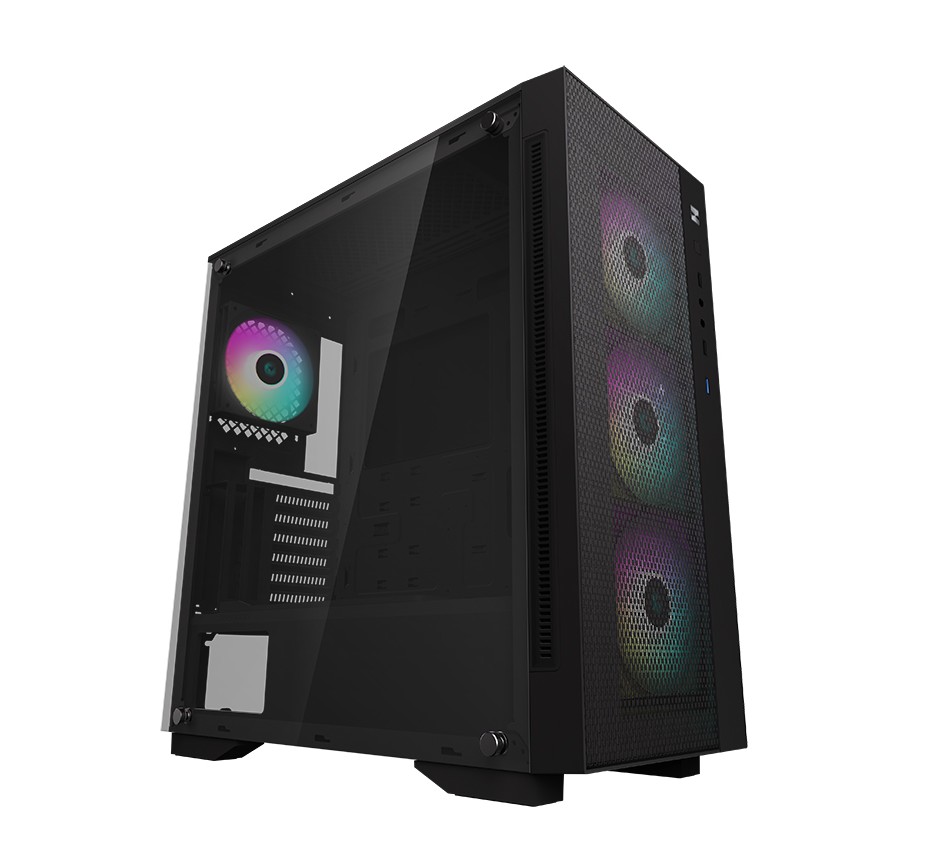 Корпус DeepCool Matrexx 55 Mesh ADD-RGB 4F Black (DP-ATX-MATREXX55-MESH-AR-4F) без БЖ