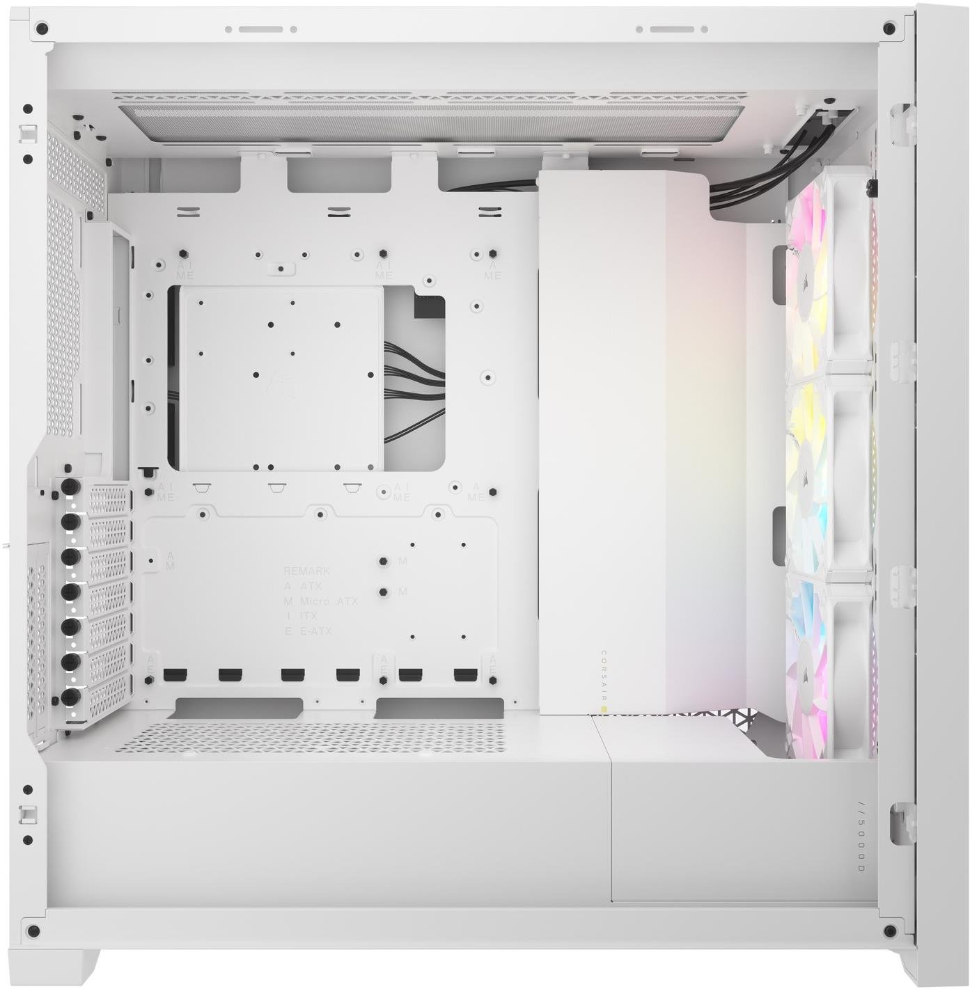 Корпус Corsair iCUE 5000D RGB AirFlow Tempered Glass White (CC-9011243-WW) без БЖ