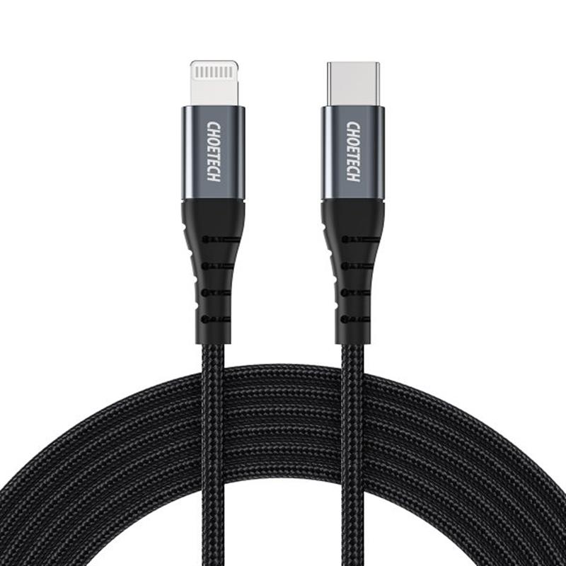 Кабель USB Choetech IP0041 MFi сертифікований Чорний
