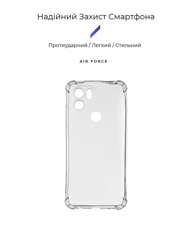 Чохол-накладка Armorstandart Air Force для Xiaomi Redmi A1+/Poco C50 Camera cover Transparent (ARM64865)