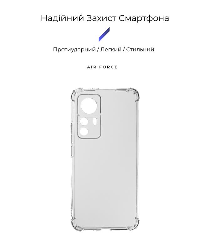 Чохол-накладка Armorstandart Air Force для Xiaomi 12T Pro Camera cover Transparent (ARM64780)