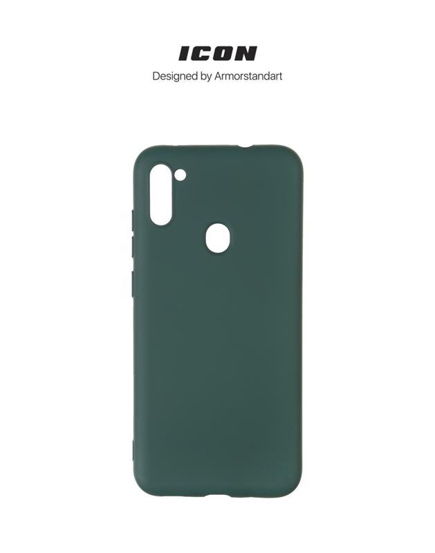 Чохол-накладка Armorstandart Icon для Samsung Galaxy A11 SM-A115/M11 SM-M115 Camera cover Pine Green (ARM67491)