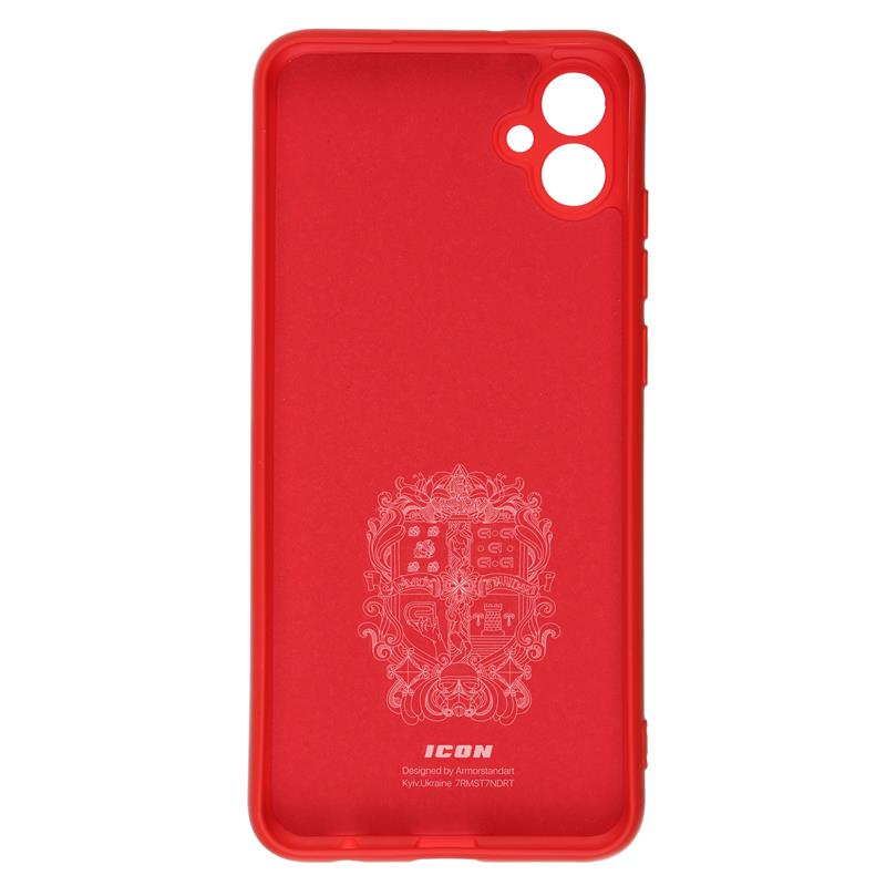 Чохол-накладка Armorstandart Icon для Samsung Galaxy A04e SM-A042/M04 SM-M045/F04 SM-E045 Camera cover Red (ARM65141)