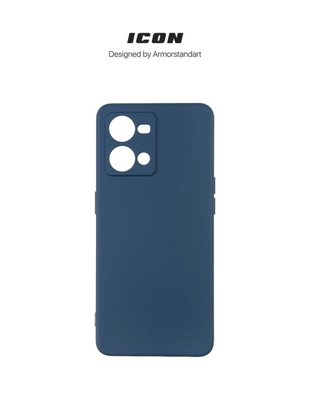 Чохол-накладка Armorstandart Icon для Oppo Reno7 4G Camera cover Dark Blue (ARM65429)