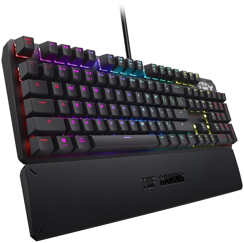 Клавiатура Asus TUF Gaming K3 RGB 104key Kailh BN UA Black (90MP01Q1-BKMA00)