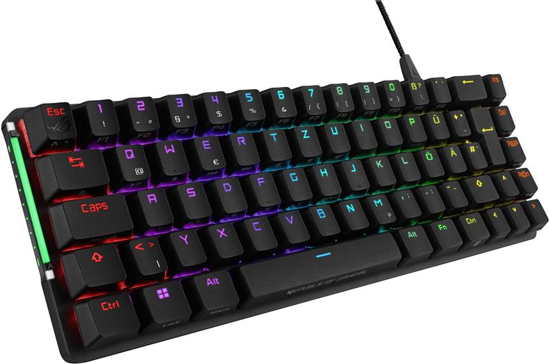 Клавiатура Asus ROG Falchion Ace LED 68key NX RD Black (90MP0346-BKUA01)